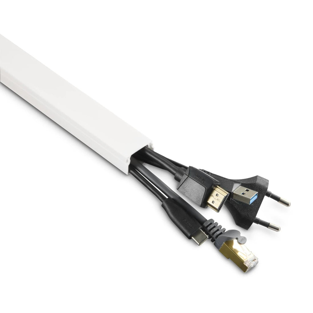 Hama 00221017 organizador de cables Universal Panel guíacables Blanco 4 pieza(s) (3)