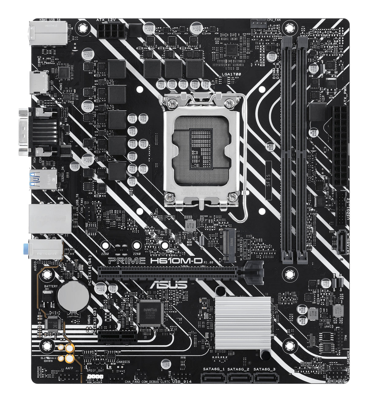 ASUS PRIME H610M-D Intel H610 LGA 1700 micro ATX (3)