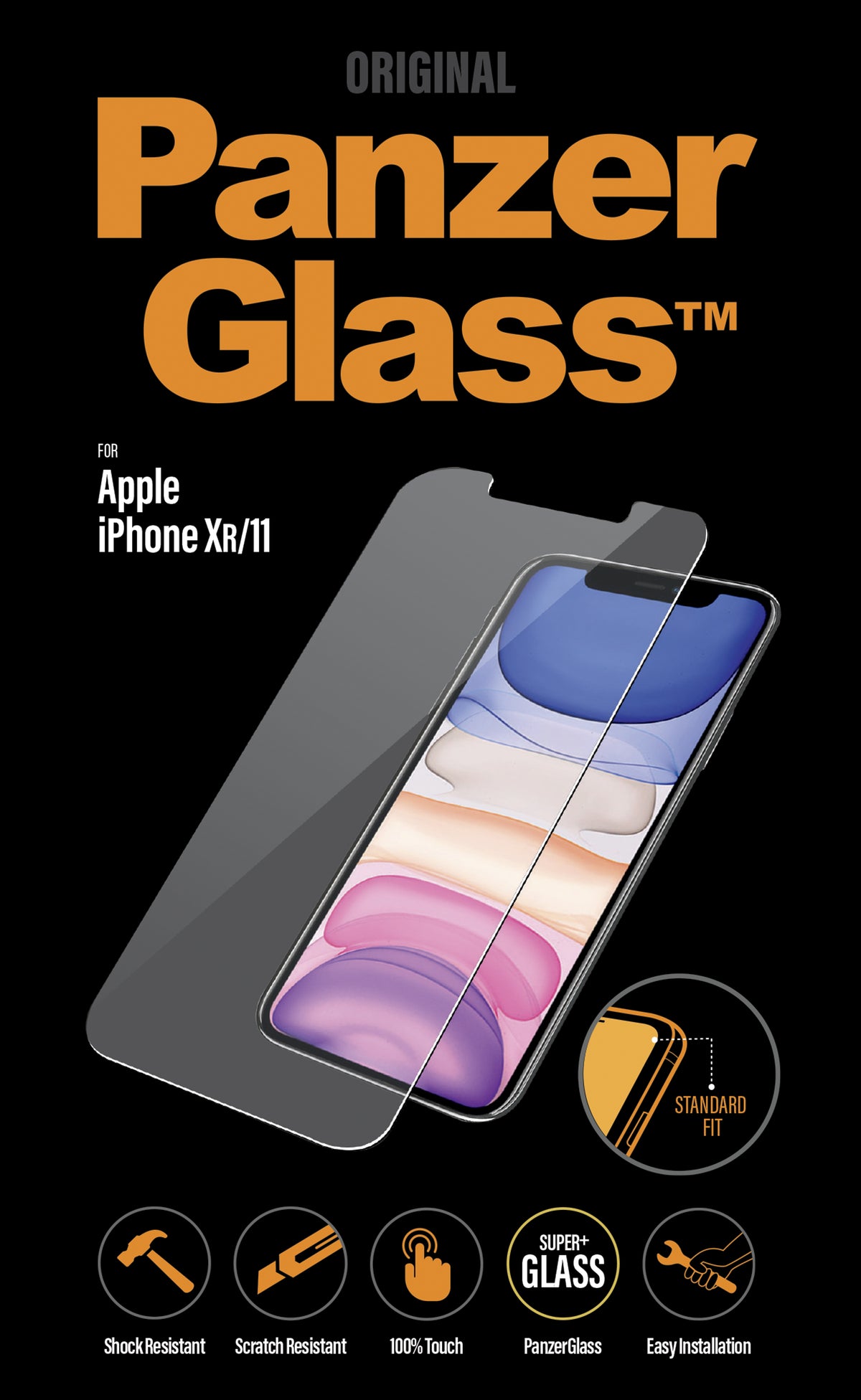 PanzerGlass ® Screen Protector iPhone 11 | XR | Standard Fit Protector de pantalla Apple 1 pieza(s) (2)