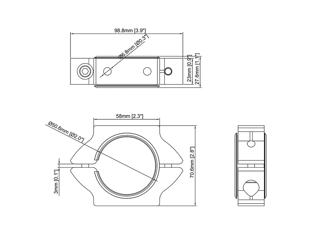 Multibrackets 3571 accesorio para soporte de pantalla de señalización Abrazadera