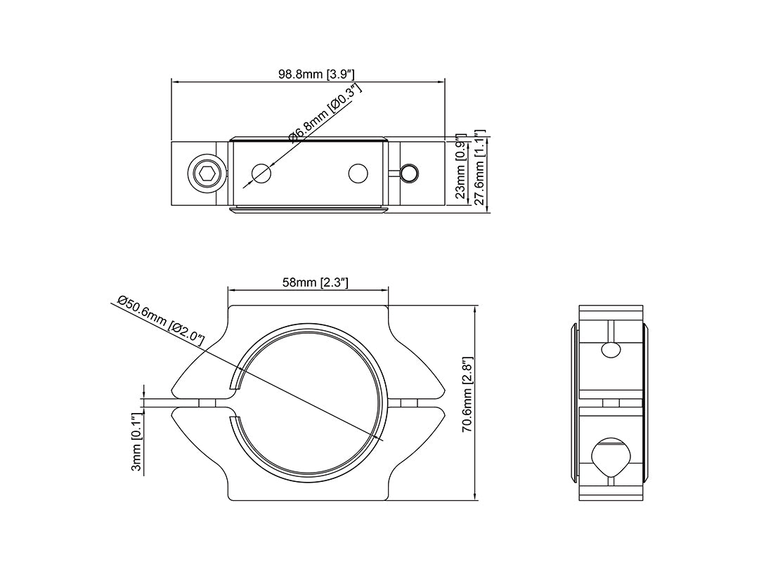 Multibrackets 3571 accesorio para soporte de pantalla de señalización Abrazadera