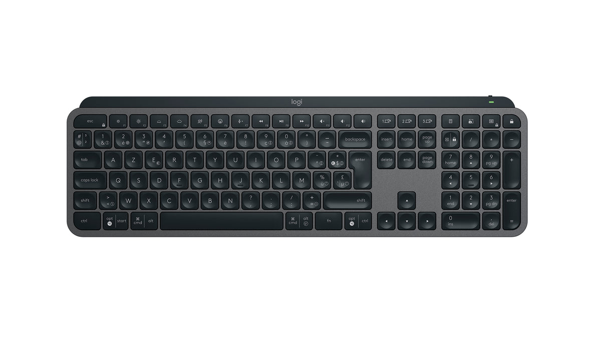 Logitech Master MX Keys S teclado Universal Bluetooth AZERTY Belga Grafito (6)