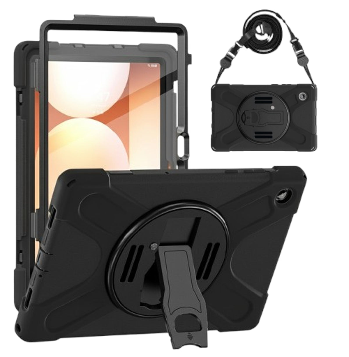Techair Xventur 22,1 cm (8.7") Funda Negro