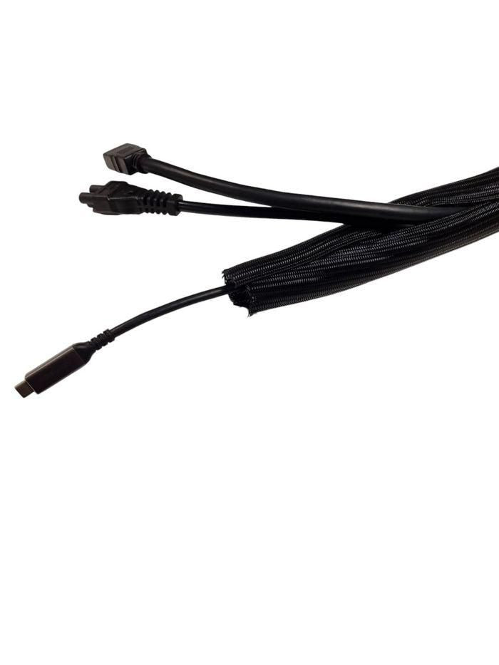 Microconnect Self-wrap cable sleeve Diameter:ø18mm Roll length:50m, Black Negro (3)