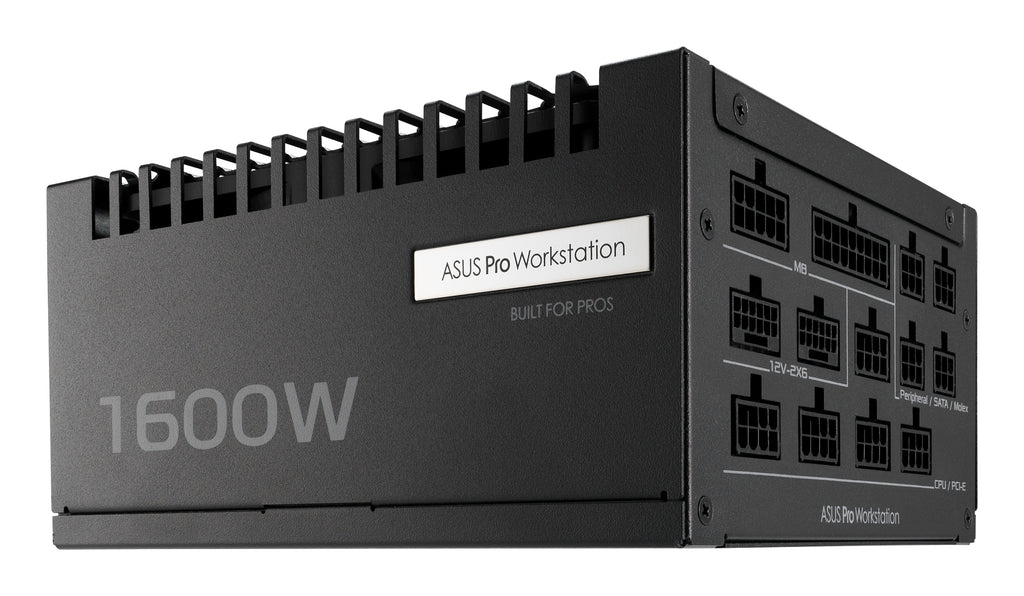 ASUS Pro WS 1600W Platinum unidad de fuente de alimentación 20+4 pin ATX ATX Negro (9)