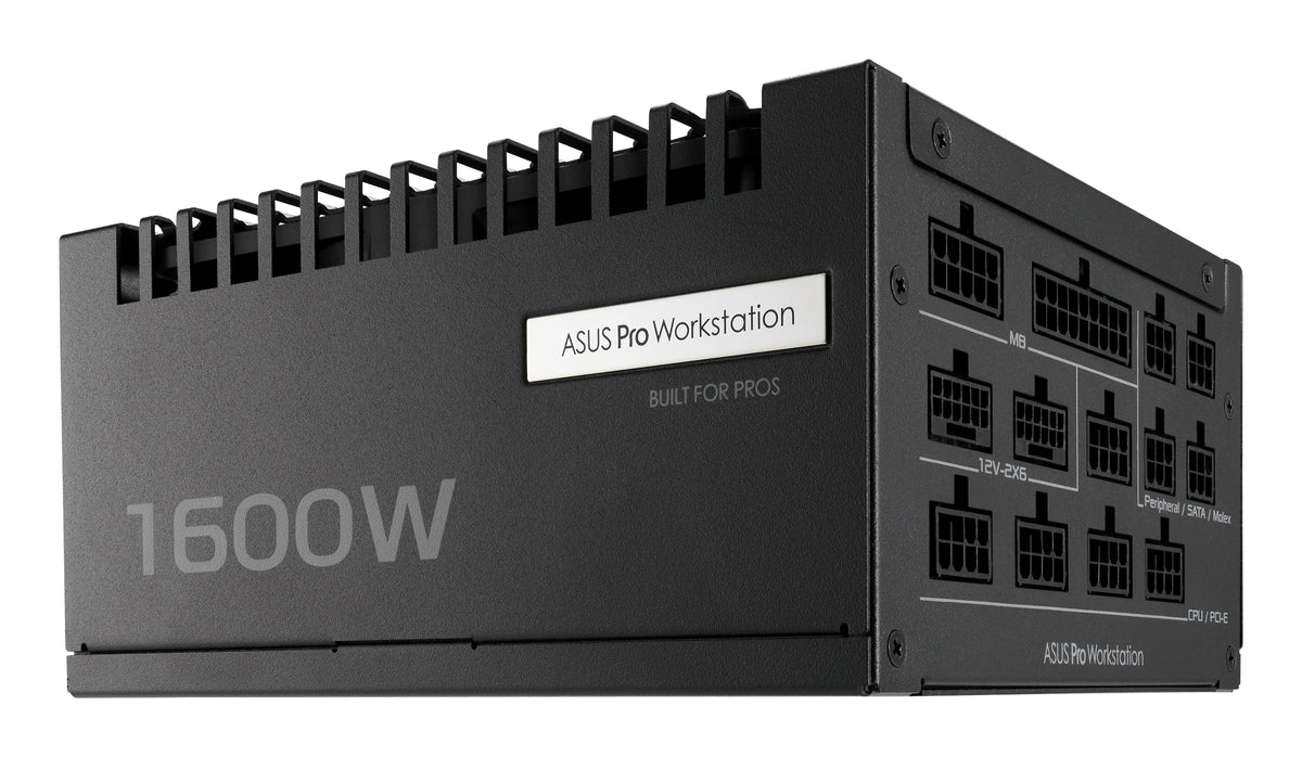 ASUS Pro WS 1600W Platinum unidad de fuente de alimentación 20+4 pin ATX ATX Negro (9)