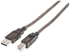 Manhattan 152389 cable USB USB 2.0 15 m USB A USB B 0,48 Gbit/s Negro (2)