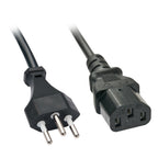 Lindy 30419 cable de transmisión Negro 5 m C13 acoplador (2)