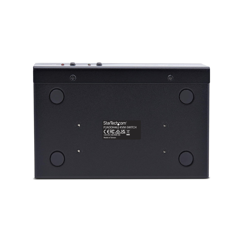 StarTech.com P2ADDH462-KVM-SWITCH interruptor KVM Negro