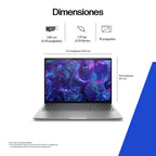 HP ZBook 8 G1i 16 Wolf Pro Security Edition - Data Science Intel Core Ultra 9 285H Estación de trabajo móvil 40,6 cm (16") Pantalla táctil WUXGA 64 GB DDR5-SDRAM 1 TB SSD NVIDIA RTX 500 Ada Wi-Fi 7 (802.11be) Windows 11 Pro AI Workstation, AI PC Plata (6)