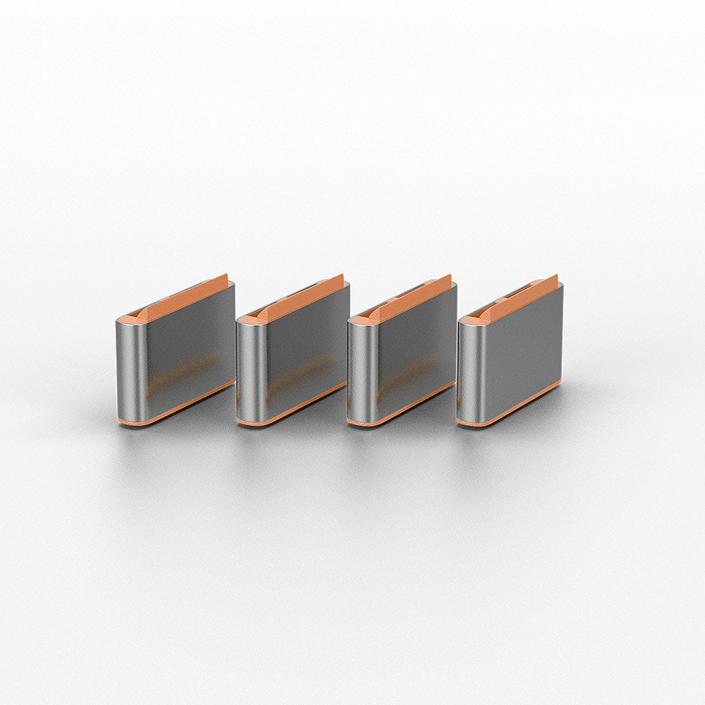 Lindy 40440 bloqueador de puerto USB Tipo C Naranja Acrilonitrilo butadieno estireno (ABS) 10 pieza(s) (3)