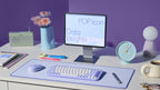 Logitech POP Icon Keys teclado Universal Bluetooth QWERTY Internacional de EE.UU. Lila, Blanco (8)
