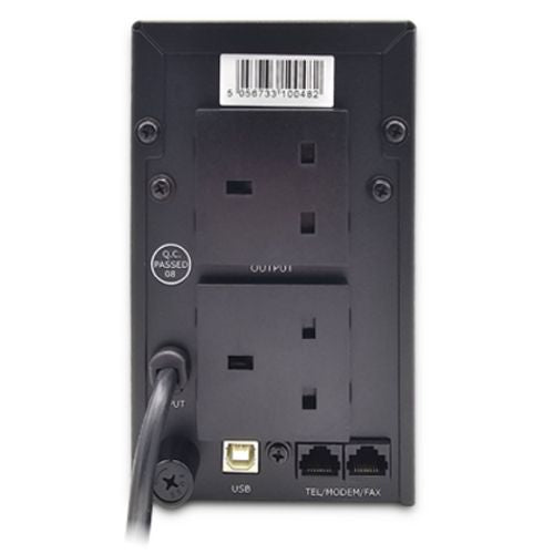 VIDA Armour 850VA sistema de alimentación ininterrumpida (UPS) Línea interactiva 0,85 kVA 480 W 2 salidas AC (3)