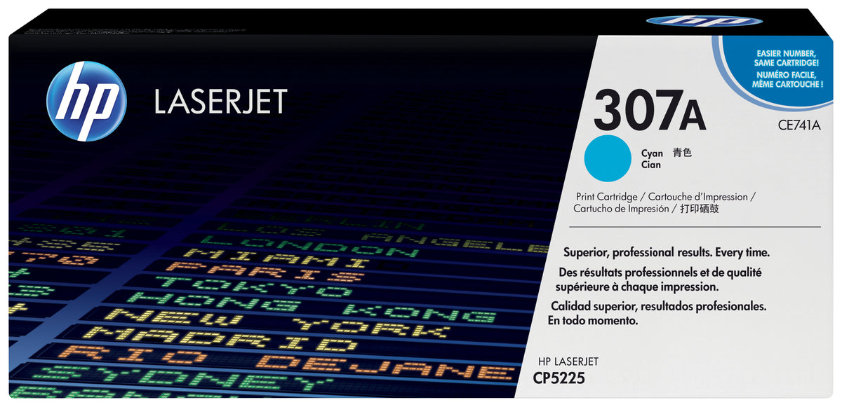 HP 307A Cyan Original LaserJet Toner Cartridge cartucho de tóner 1 pieza(s) (3)