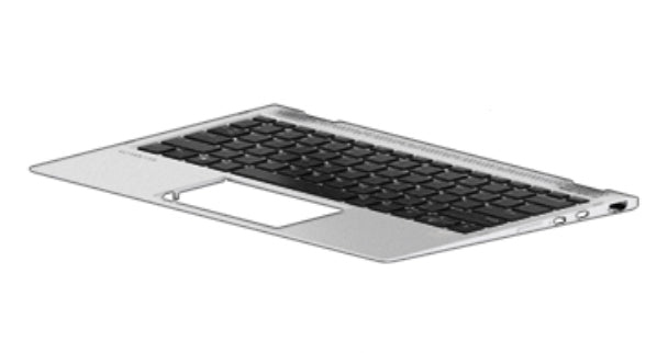 HP L02471-051 refacción para laptop Carcasa inferior con teclado (2)