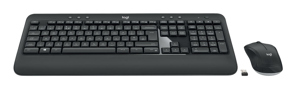 Logitech 920-008683 teclado Ratón incluido Universal RF inalámbrico QWERTY Nórdico Negro (4)