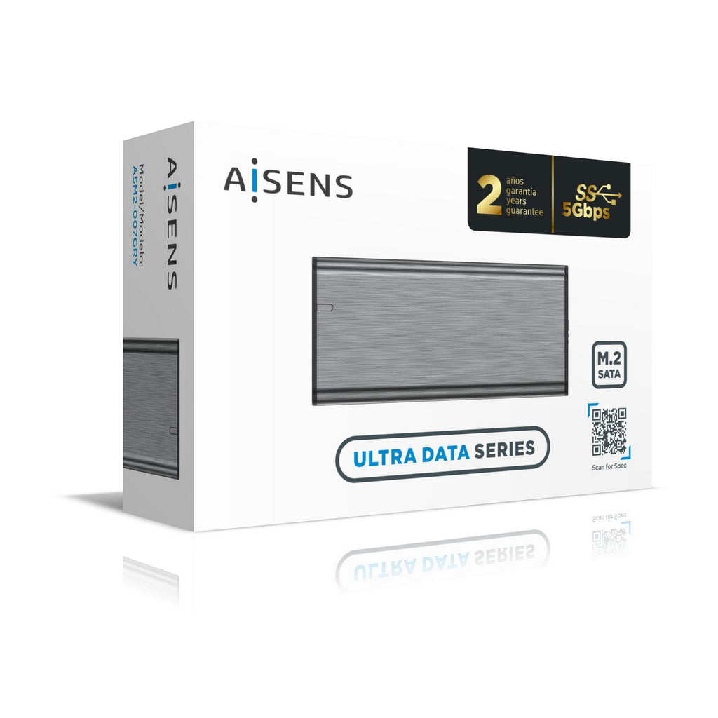 AISENS ASM2-007GRY caja para disco duro externo Caja externa para unidad de estado sólido (SSD) (6)