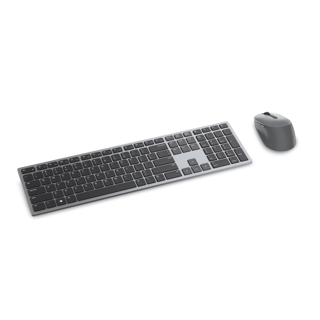 DELL KM7321W teclado Ratón incluido Oficina RF Wireless + Bluetooth Internacional de EE.UU. Gris, Titanio (4)