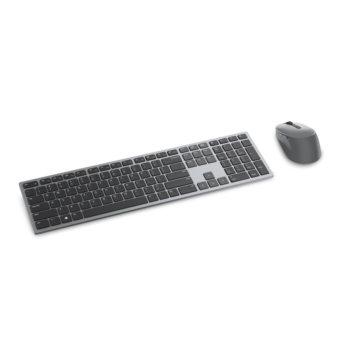 DELL KM7321W teclado Ratón incluido Oficina RF Wireless + Bluetooth Internacional de EE.UU. Gris, Titanio (4)