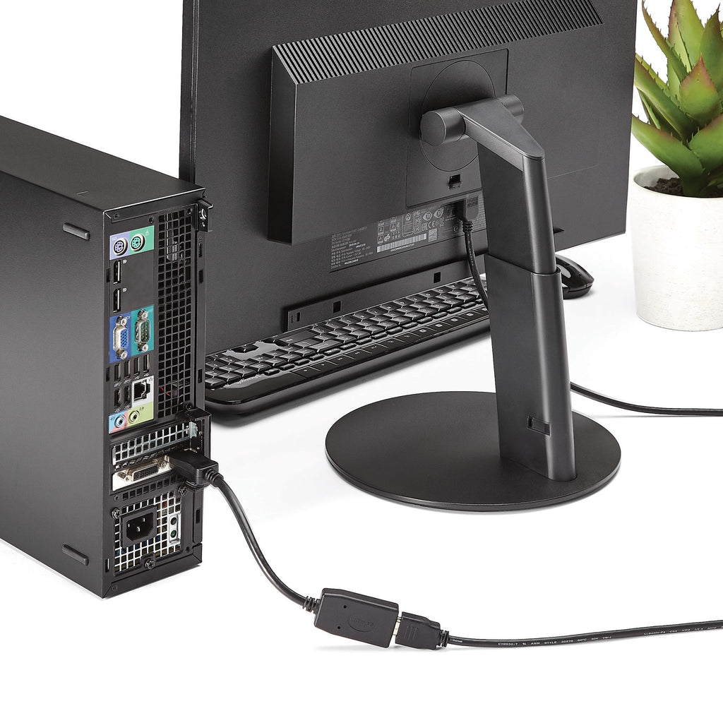 StarTech.com DP2HDMI adaptador de cable de vídeo 0,24 m HDMI tipo A (Estándar) Negro (6)
