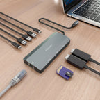 AISENS ASUC-10P052-GR base para portátil y replicador de puertos Alámbrico USB 3.2 Gen 1 (3.1 Gen 1) Type-C (7)