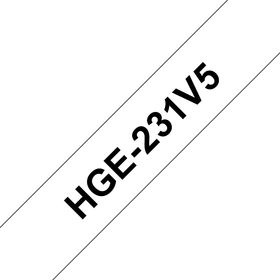 Brother HGE-231V5 cinta para impresora de etiquetas (2)