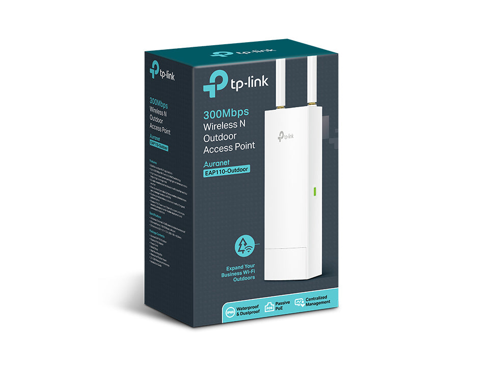 TP-Link Omada EAP110-Outdoor 300 Mbit/s Blanco Energía sobre Ethernet (PoE) (5)
