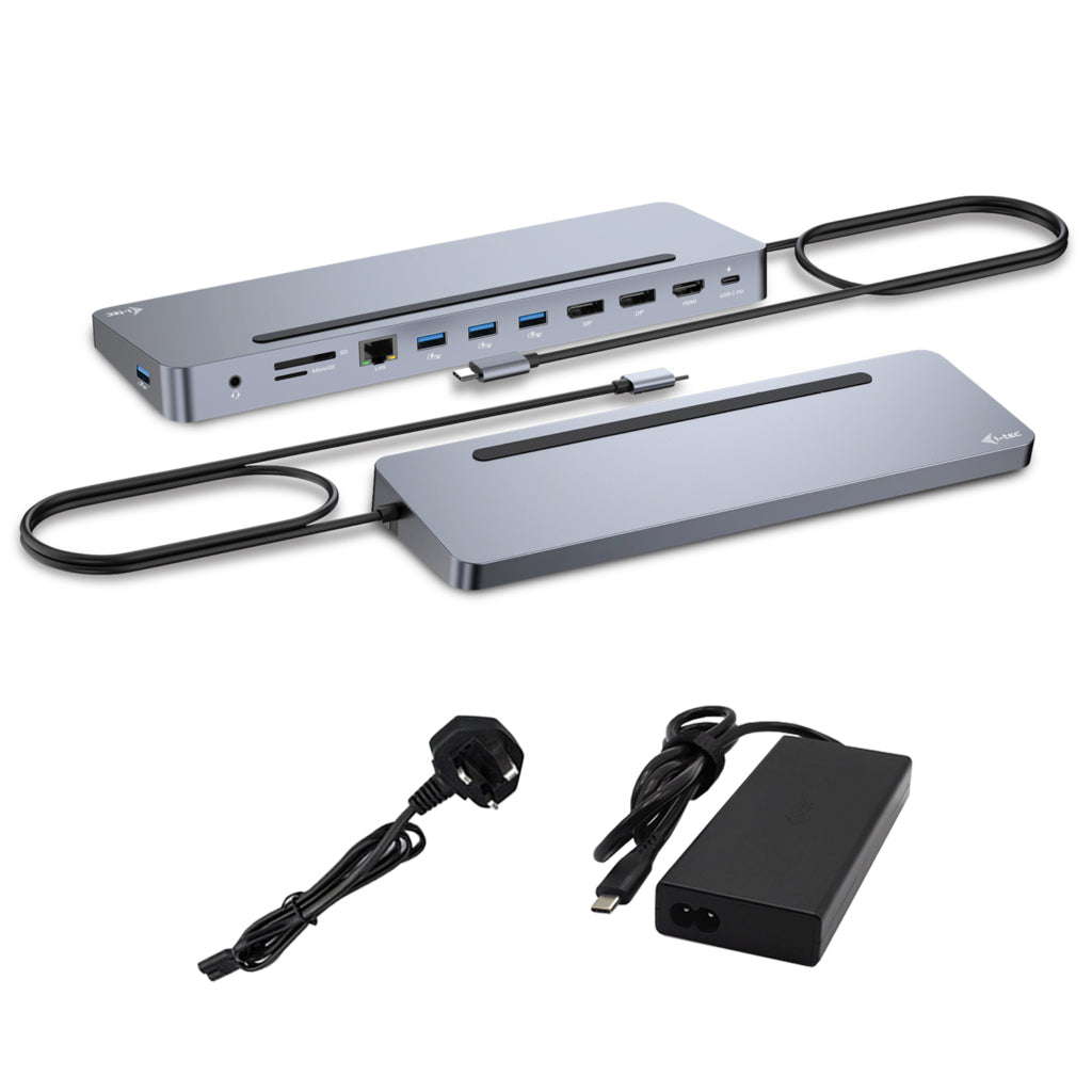 i-tec C31FLAT2PDPRO100WUK base para portátil y replicador de puertos Alámbrico
