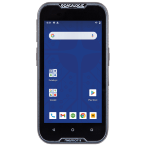 Datalogic Memor 11, Green Spot, 2D, 12.7 cm (5''), GPS, empuñadura, USB-C, BT, Wi-Fi, 4G, NFC, Android, kit (USB), GMS, negro