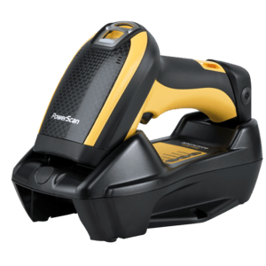 Datalogic PowerScan PBT9100, BT, 1D, multi-IF, kit (USB), RB, negro, amarillo