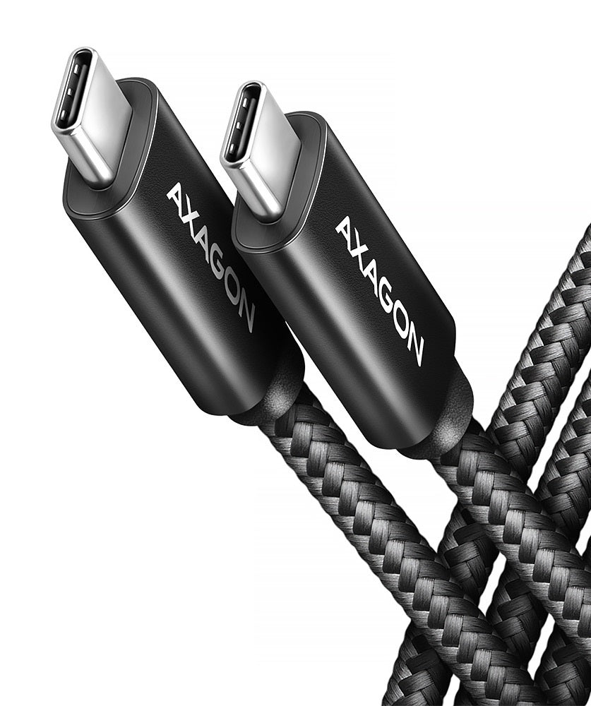 Axagon BUCM4X-CM10AB cable USB USB4 Gen 3x2 1 m USB C 40 Gbit/s 240 W Negro