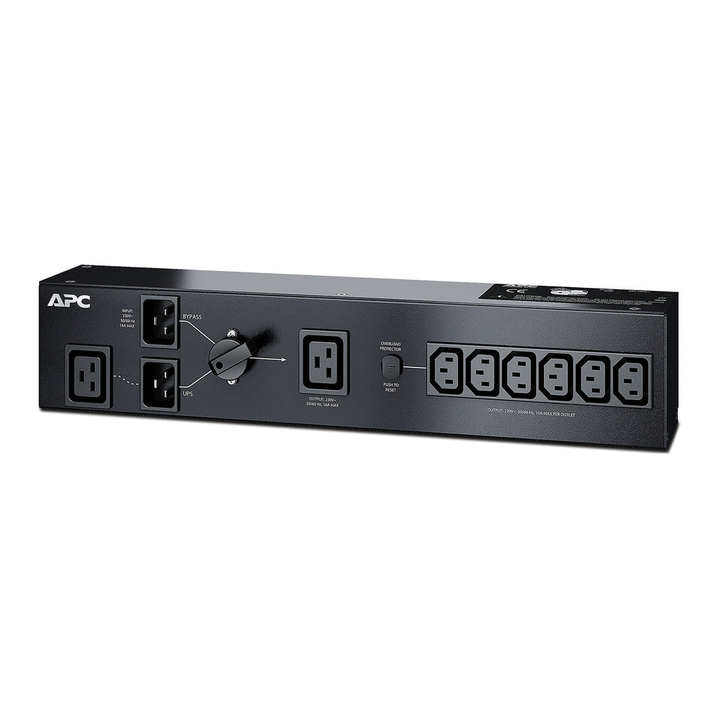 APC Service Bypass PDU 230V 16AMP W/ (6) IEC C13 And (1) C19 (2)