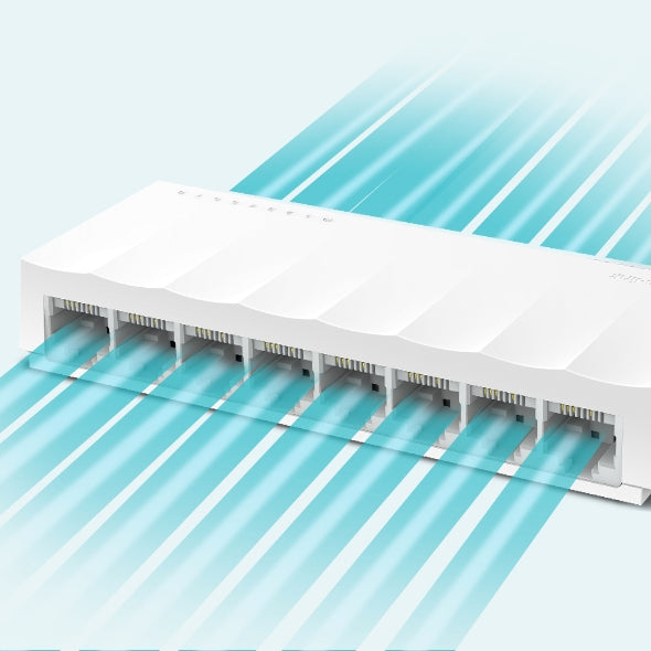 TP-Link LS1008 switch No administrado Fast Ethernet (10/100) Blanco (6)