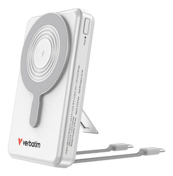 Verbatim 32273 batería externa Polímero de litio 10000 mAh Cargador inalámbrico Plata