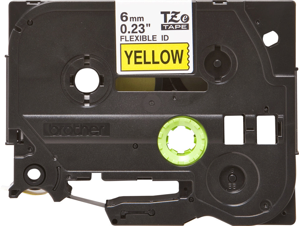 Brother TZE-FX611 cinta para impresora de etiquetas Negro sobre amarillo (3)