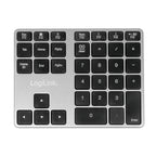 LogiLink ID0187 teclado numérico Universal Bluetooth Aluminio, Negro (2)
