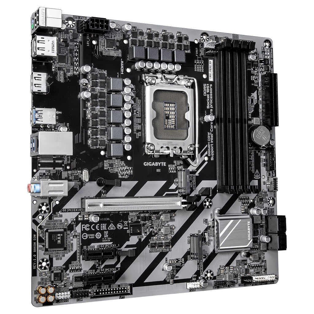 GIGABYTE B860M D3W placa base Intel B860 LGA 1851 (Socket V1) micro ATX (4)