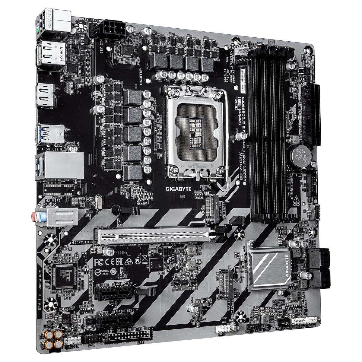 GIGABYTE B860M D3W placa base Intel B860 LGA 1851 (Socket V1) micro ATX (4)