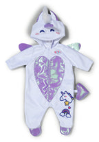 BABY born Unicorn Onesie 43cm Doll jumpsuit