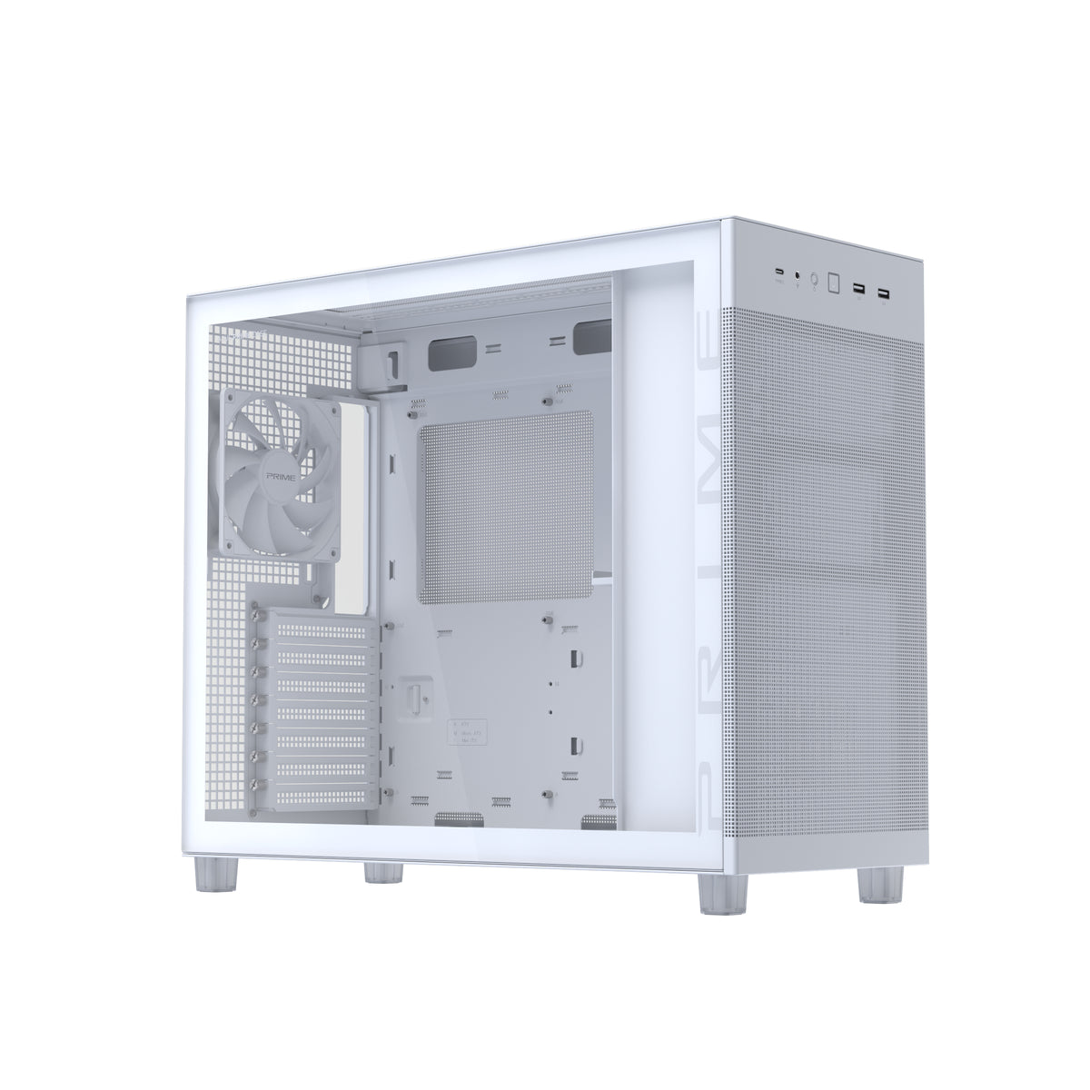 ASUS PRIME AP303 TG White Midi Tower Blanco (4)
