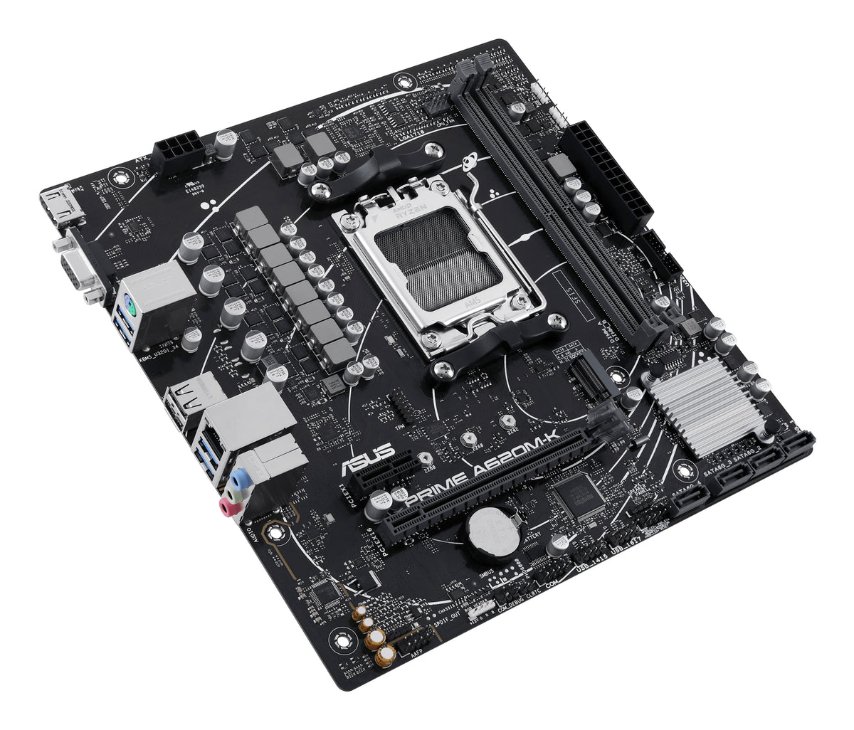 ASUS PRIME A620M-K AMD A620 Zócalo AM5 micro ATX (6)
