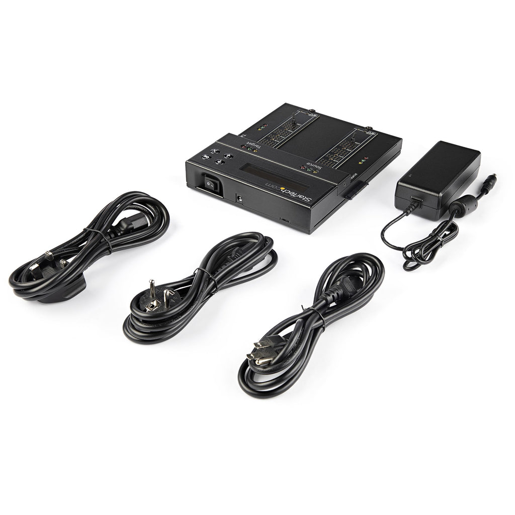 StarTech.com SM2DUPE11 duplicador de datos y soporte Duplicador de HDD/ SSD (discos duros/unidades de estado sólido) Negro 1 copias (8)