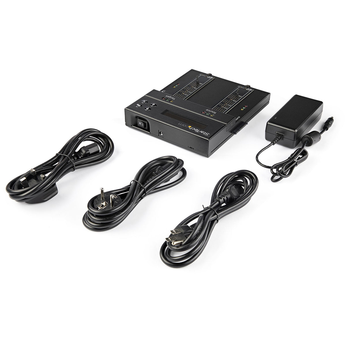 StarTech.com SM2DUPE11 duplicador de datos y soporte Duplicador de HDD/ SSD (discos duros/unidades de estado sólido) Negro 1 copias (8)