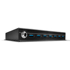 Lindy 43128 hub de interfaz 5000 Mbit/s Negro (2)