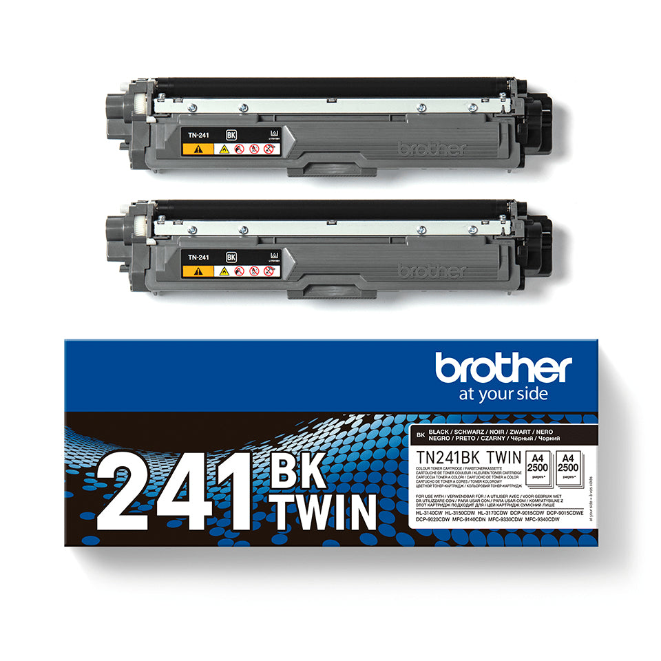 Brother TN-241BKTWIN cartucho de tóner 2 pieza(s) Original Negro (5)