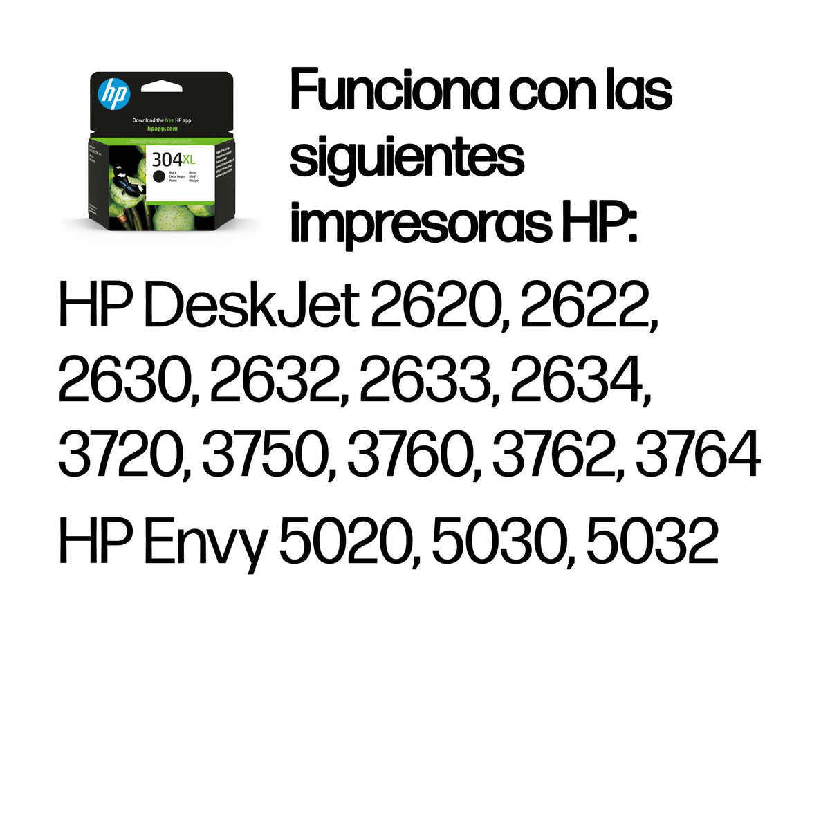 HP 304XL Black Original Ink Cartridge cartucho de tinta 1 pieza(s) Alto (3)