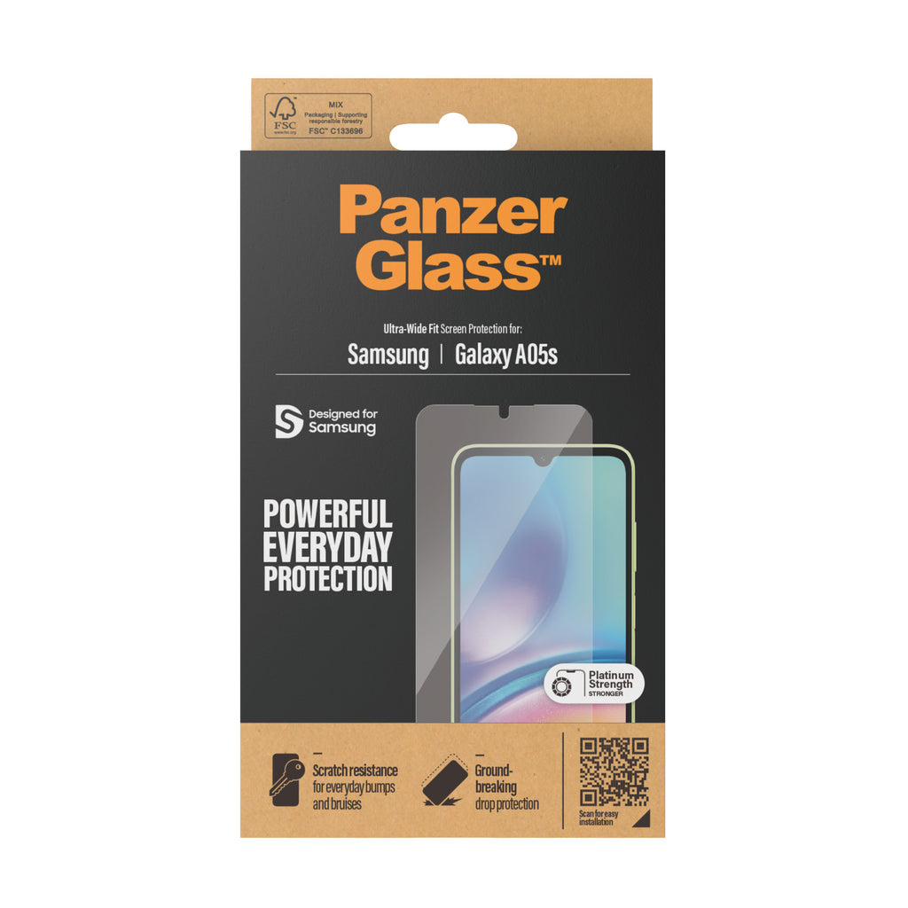PanzerGlass ® Screen Protector Samsung Galaxy A05s | Ultra-Wide Fit Protector de pantalla 1 pieza(s) (3)