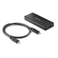 StarTech.com M2E1BRU31C caja para disco duro externo Caja externa para unidad de estado sólido (SSD) Negro