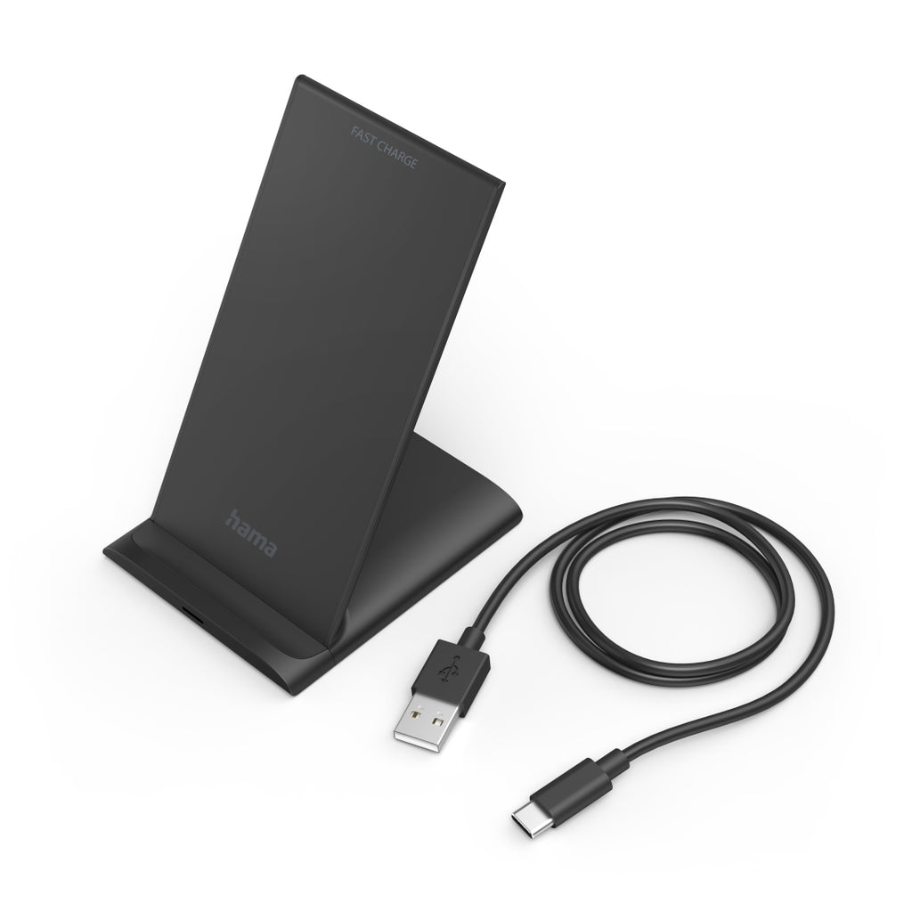 Hama QI-FC10S Smartphone Negro USB Cargador inalámbrico Carga rápida Interior (2)