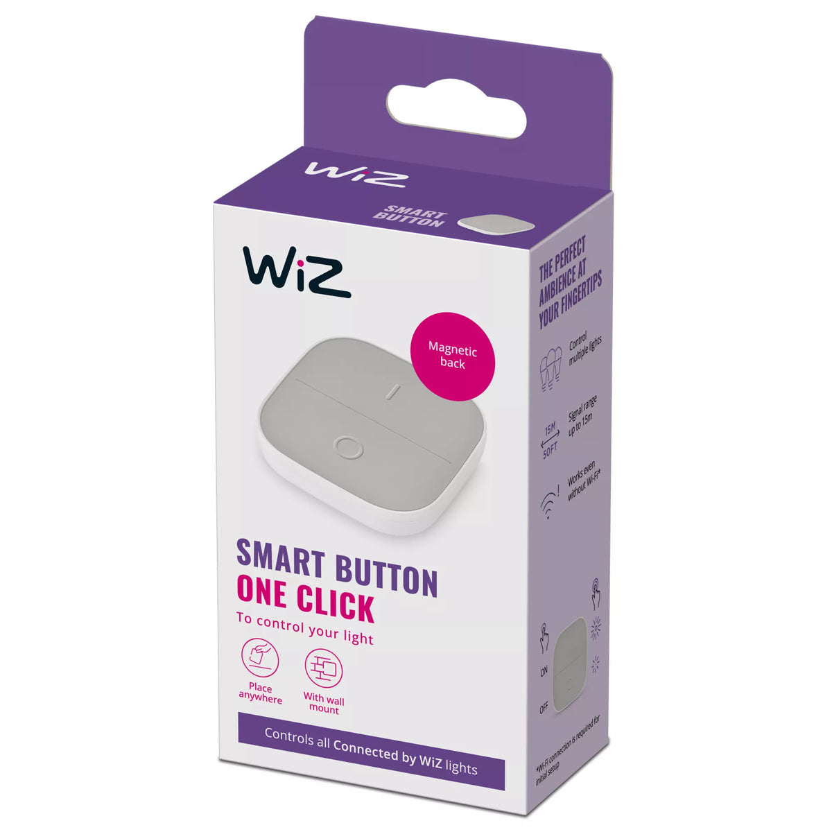 WiZ 8719514554795A mando a distancia Wi-Fi/Bluetooth (2)